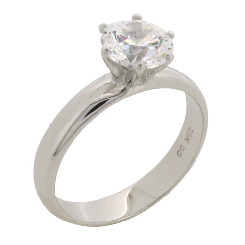 High-Set Solitaire Ring – 2.5ct