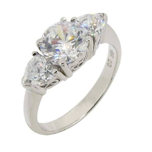 Trillion Accent Solitaire – 2ct