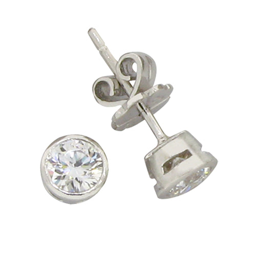 Petite Halo 0.5ct Moissanite Studs