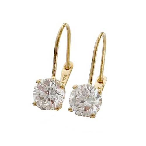 Golden Loops 2ct Earrings