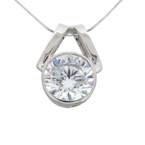 Bezel Radiance Pendant – 3ct