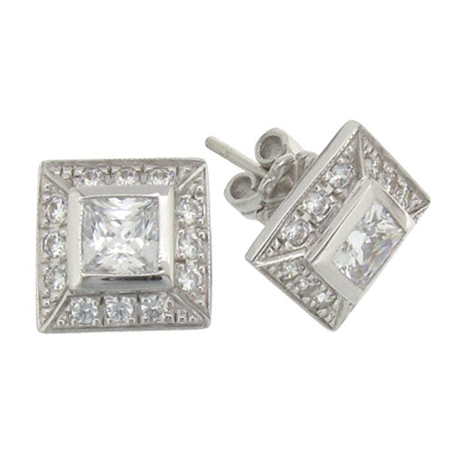 Antique Regal Studs – Silver