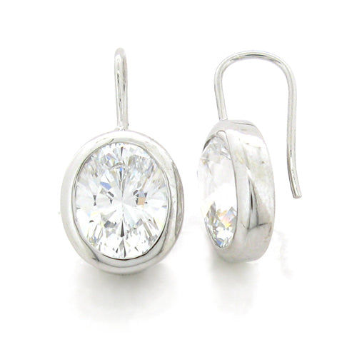 Maxie Oval Glow 4ct Earrings