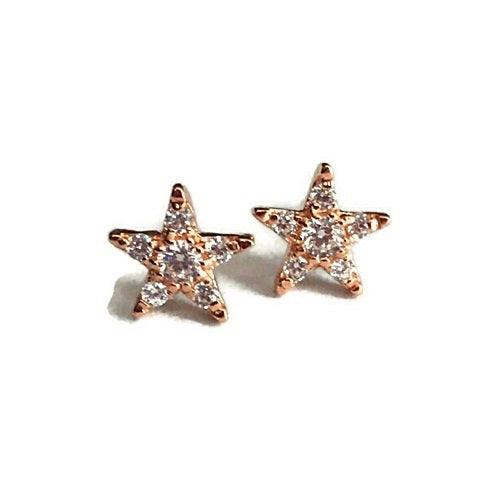 Blush Trinity Spark Studs