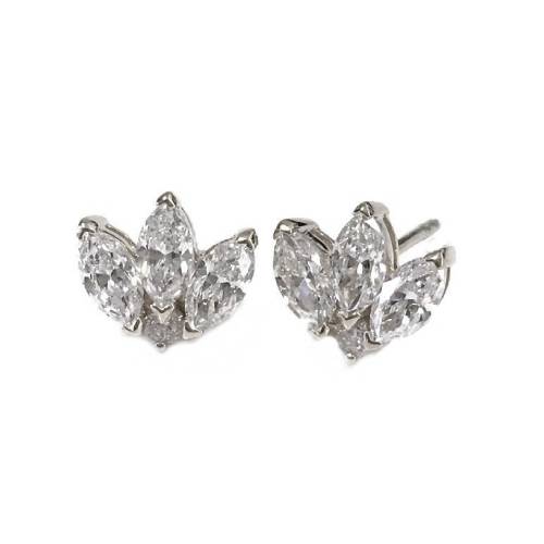 Lotus Bloom Earrings – Silver