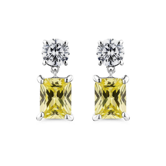 Color Radiance Drop Earrings – Yellow