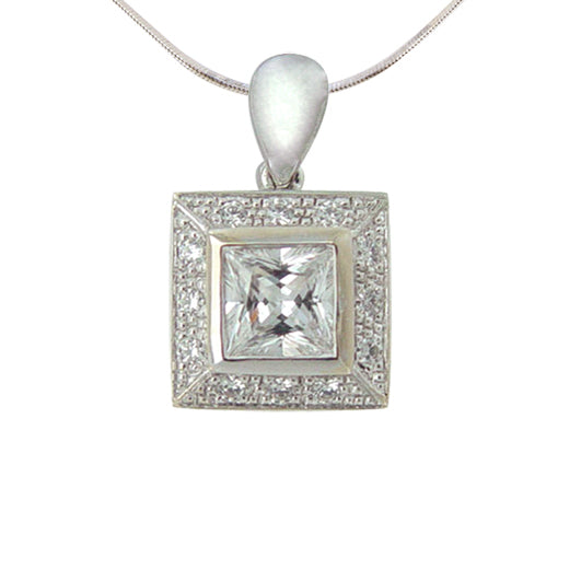 Antique Princess Halo Pendant
