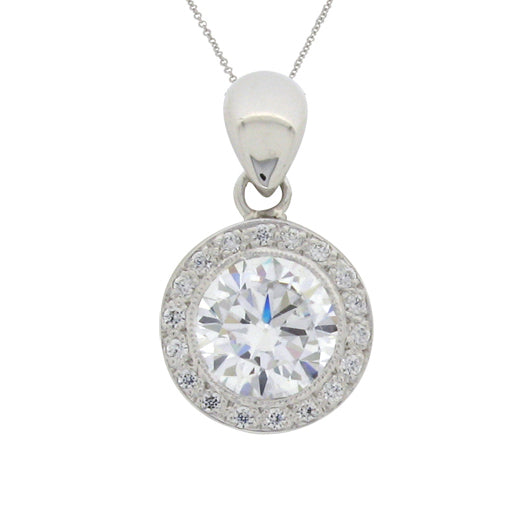Brilliant Bloom Pendant – 3.5ct