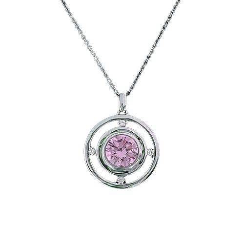 Celestial Crown Pendant Pink – 8mm