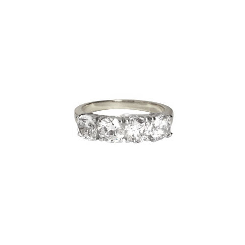 Moissanite Quartet Ring – 3.16ct Total